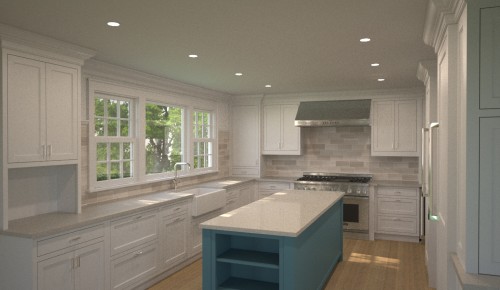 Project Visualization kitchen renovation