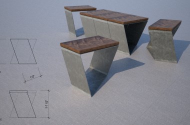 furniture design rendering