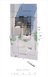 Rendered Site Plan and Sun Study